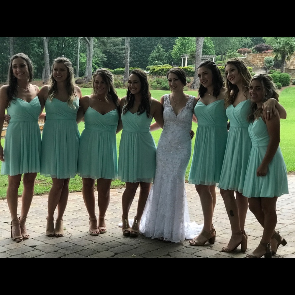 Teal dress